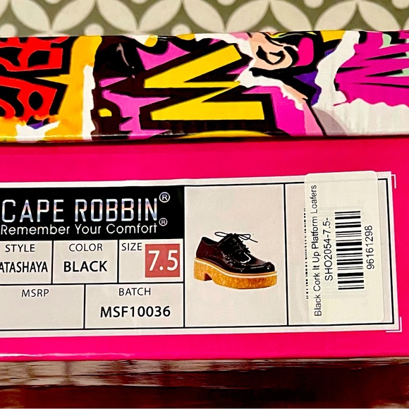 Cape Robbin size 7.5, Cork Bottom, Platform shoes. - Picture 3 of 4